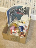 Misc. Doll and Toy Items Including Signed Print