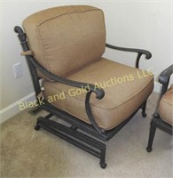2 Rocking Patio Chairs with Cusions