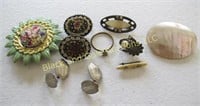 Assorted Jewelry with Ring and Cufflinks