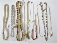 Lot of 10 costume necklaces
