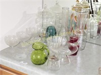 Lot Assorted Glass Items