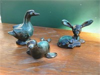 BLUE MOUNTAIN POTTERY BMP - Animal Grouping of 3