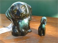 BLUE MOUNTAIN POTTERY BMP Pair of Dogs w/tags