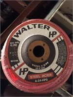 24 Walter HP 5" Steel Acier Grinding Discs