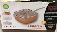 Large 4.5 Quart Copper Pan