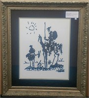 Don Quioxte Silk Screen - Pablo Picasso