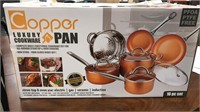 Copper Cookware 10 pc Set