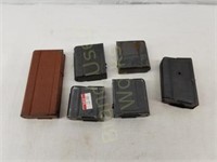 Lot of 6 30 carbine mags