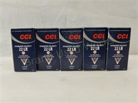 250 Rounds of CCI Target .22 LR 40 Gr. Ammo