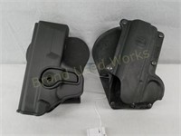 Lot of 2 resin heavy duty Holsters