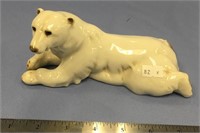 Polar bear, 7" long made in Germany in excellent c