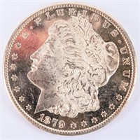 Coin 1879-S Morgan Silver Dollar BU Poof Like