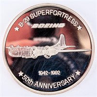Coin Boeing B-29  1 Troy ounce of .999 Silver