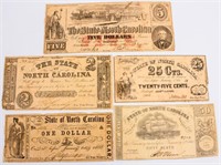 Coin 5 State of North Carolina Notes