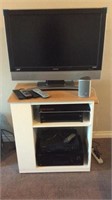 TV, DVD & Cabinet lot