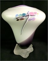 Rick & Janet Nicholson Art Glass Vase