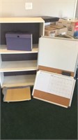 Paper Cutter & White Board & Book Case
