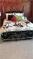 Metal Full Bed includes canopy