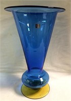 Blenko Handmade Art Glass Vase