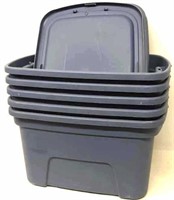 10 Gallon Storage Totes 5-Pack