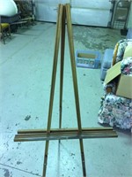 Easels (2) & painting supplies