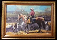 JAKE Framed Original Oil Painting