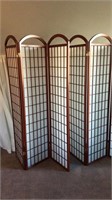 3 Panel Shoji Room Divider - Quantity 2