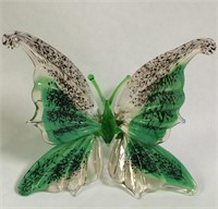 Art Glass Butterfly Sculpture