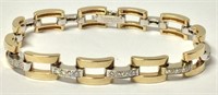 Dankner 14k Gold And Diamond Bracelet