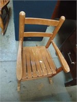 Small Wooden Childs Chair