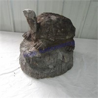 Wooden carved turtle