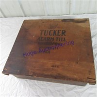 Tucker Alarm Till wood box