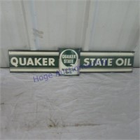 Quaker State Motor oil sign