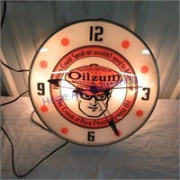 Oilzum clock- lighted
