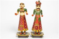 Indian Tanjavur Dolls of Gauri & Shiva, Rajasthan