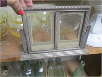 1930's Double Swing Wooden Photo Frame