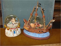 Aladdin Water Globe & Peter Pan Water Globe