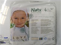 4 pkgs Naty by Nature Babycare Diapers sz 4