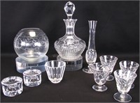 Group of Decorated Glass and Crystal, Orrefors