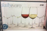 Daily Ware 12 pc. Wine glasses *see desc
