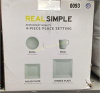 Real Simple 4pc Place Setting