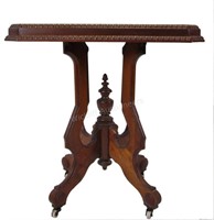 Victorian Marble Top Side Table