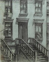 Otto Rothenburg (American, 1893-1992)- Charcoal