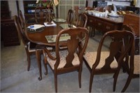 Set of Eight Mahogany Dining Chairs