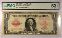 Certified 1923 $1.00 Legal Tender.