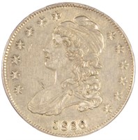 Scarce 1836/1336 Bust Half Dollar.
