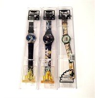 3- Disney Works wrist watches: Buzz Lightyear,