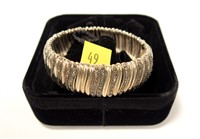 Sterling silver and marcasite bracelet