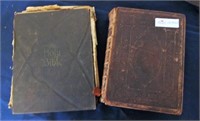 2 Bibles  - 1 published in 1870