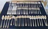 70 pc. Set of Rogers silverplated flatware
